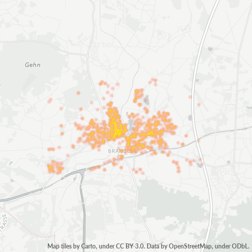 Business Concentration in Postal Code 49565 - Bramsche, Lower Saxony
