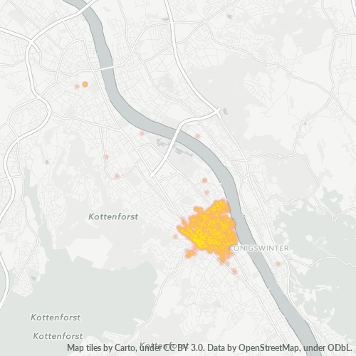 Business Concentration in Postal Code 53173 - Bonn, North Rhine-Westphalia