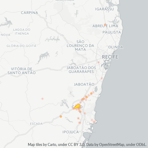 Dami ng Negosyo sa Postal Code 54510-000 - Cabo, Pernambuco