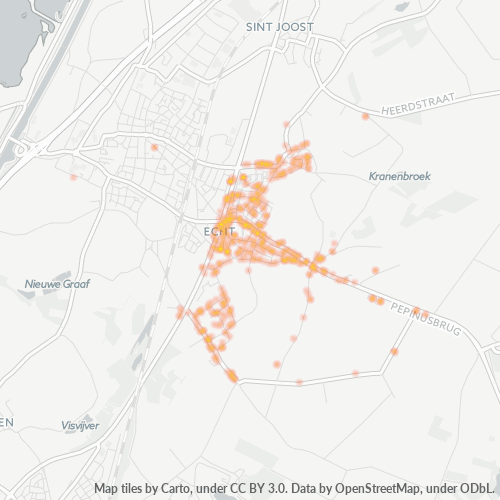 Dami ng Negosyo sa Postal Code 6102 - Echt, Provincie Limburg