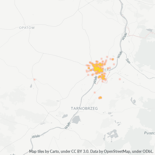 Dami ng Negosyo sa Postal Code 27-600 - Sandomierz, Województwo Świętokrzyskie