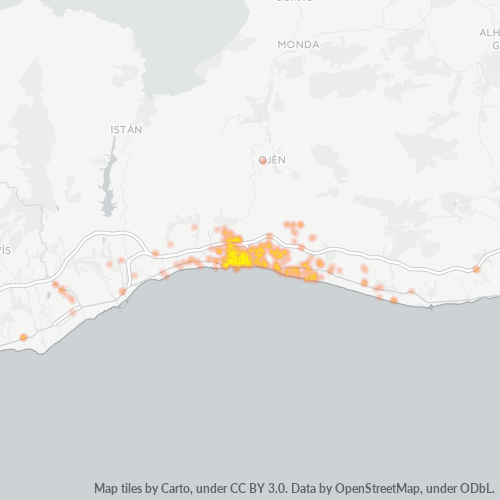 Bedrijfsconcentratie in Postcode 29603 - Marbella, Andalusië