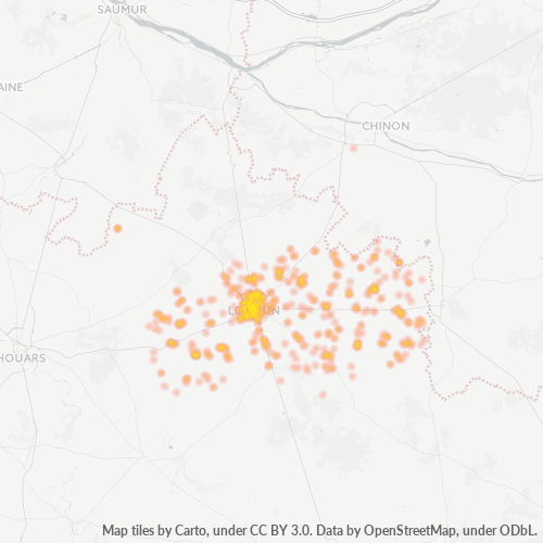 Dami ng Negosyo sa Postal Code 86200 - Loudun, Poitou-Charentes
