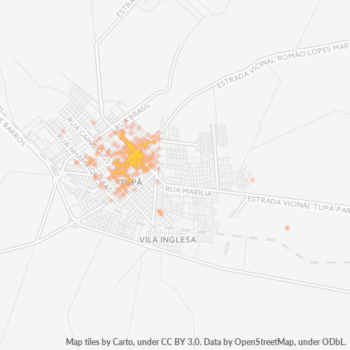 Dami ng Negosyo sa Postal Code 17601-000 - Tupã, São Paulo