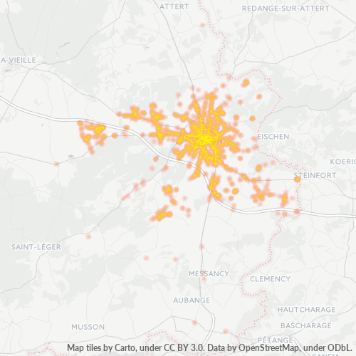 Dami ng Negosyo sa Postal Code 6700 - Arlon, Valonia