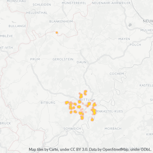 Konsentrasi Perniagaan di Poskod 54518 - Sehlem, Rhineland-Palatinate