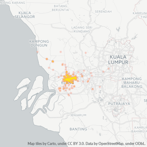 Dami ng Negosyo sa Postal Code 41300 - Klang, Selangor