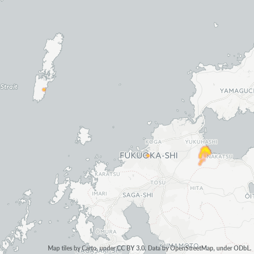 Bedrijfsconcentratie in Postcode 829 - Fukuoka (prefectuur)