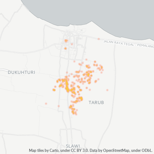 Business Concentration in Postal Code 52193 - Central Java