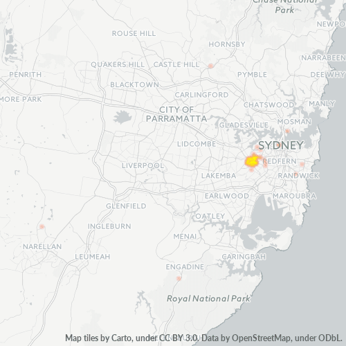 Dami ng Negosyo sa Postal Code 2049 - Lewisham, New South Wales