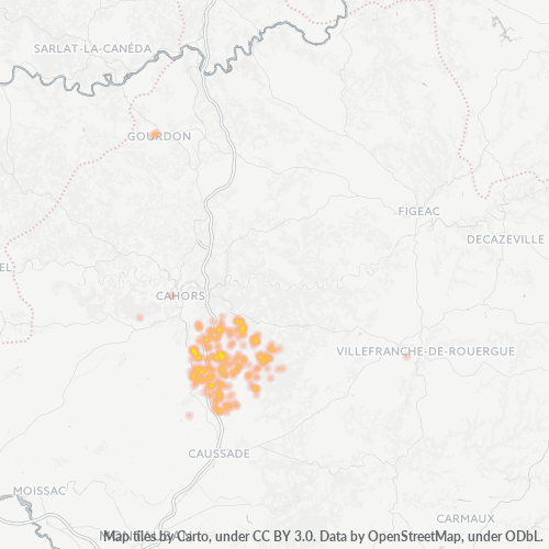 Dami ng Negosyo sa Postal Code 46230 - Cieurac, Midi-Pyrénées