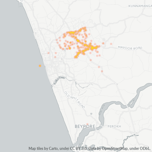 Dami ng Negosyo sa Postal Code 673017 - Kozhikode, State of Kerala