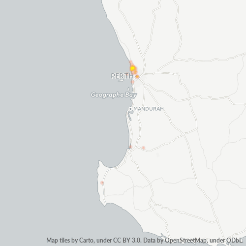 Dami ng Negosyo sa Postal Code 6025 - Padbury, Kanlurang Australya