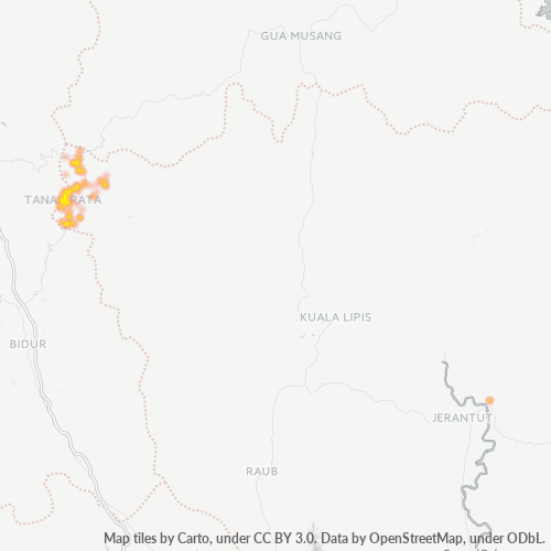 Dami ng Negosyo sa Postal Code 39000 - Tanah Rata, Pahang