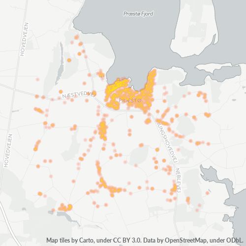 Dami ng Negosyo sa Postal Code 4720 - Præstø, Region Sjælland