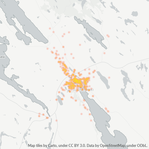 Dami ng Negosyo sa Postal Code 77600 - Suonenjoki, Pohjois-Savo