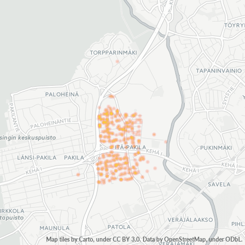 Dami ng Negosyo sa Postal Code 00680 - Vallila, Uusimaa