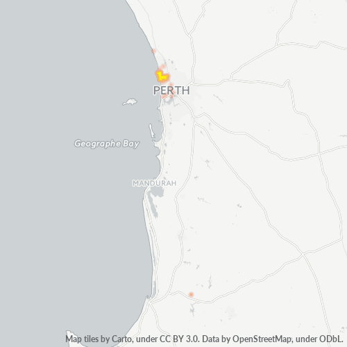 Dami ng Negosyo sa Postal Code 6020 - Watermans Bay, Kanlurang Australya