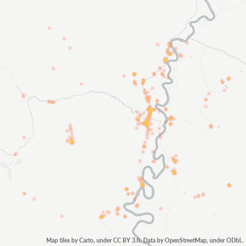 Bedrijfsconcentratie in Postcode 50240 - Hot, Changwat Chiang Mai