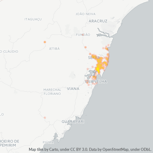 Dami ng Negosyo sa Postal Code 29160-000 - Espírito Santo