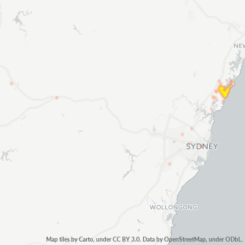 Virksomhedskoncentration i Postnummer 2261 - Berkeley Vale, New South Wales