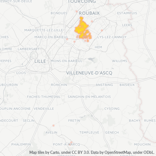 Dami ng Negosyo sa Postal Code 59170 - Croix, Nord-Pas-de-Calais