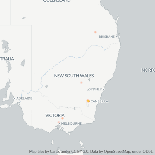 Dami ng Negosyo sa Postal Code 2612 - Campbell, Australian Capital Territory