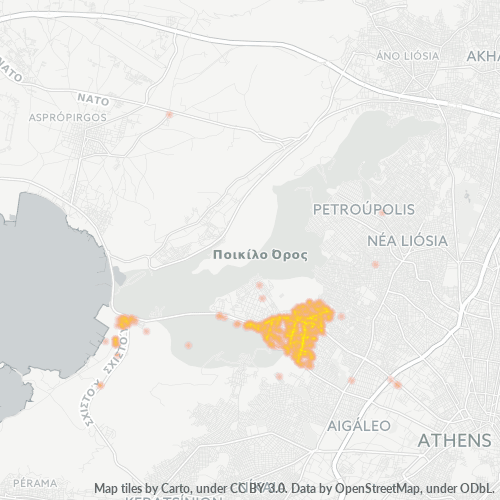 Dami ng Negosyo sa Postal Code 124 61 - Chaïdári, Attica