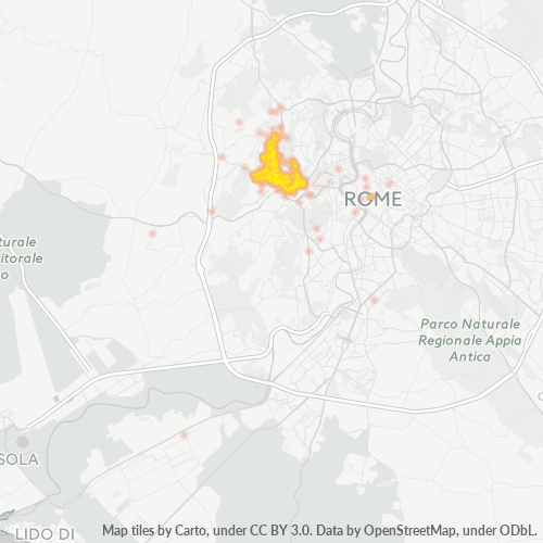 Dami ng Negosyo sa Postal Code 00167 - Roma, Lazio
