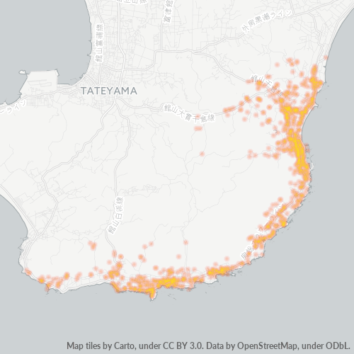 Dami ng Negosyo sa Postal Code 295 - Chikura, Prepektura ng Chiba