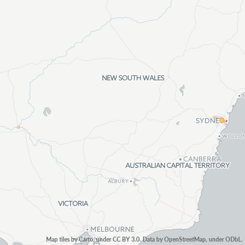 Dami ng Negosyo sa Postal Code 2144 - Auburn, New South Wales