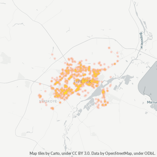 Dami ng Negosyo sa Postal Code 398000 - Lipetsk, Lipetsk Oblast