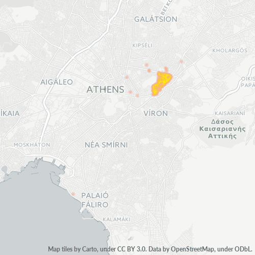 Bedriftskonsentrasjon i Postnummer 115 21 - Athen, Attica