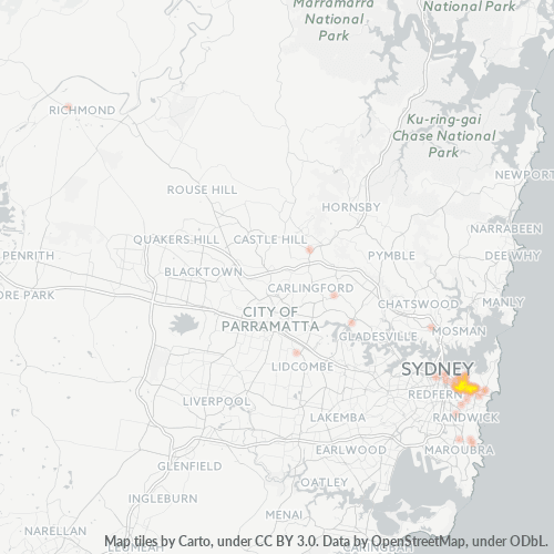 Dami ng Negosyo sa Postal Code 2025 - Woollahra, New South Wales