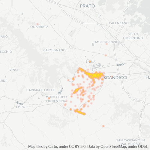 Dami ng Negosyo sa Postal Code 50055 - Malmantile, Tuscany