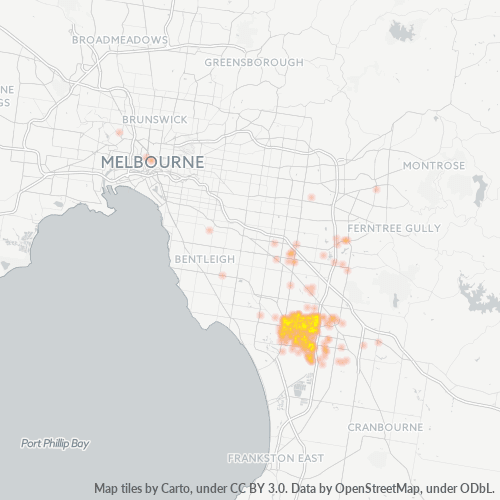 Dami ng Negosyo sa Postal Code 3173 - Keysborough, Victoria