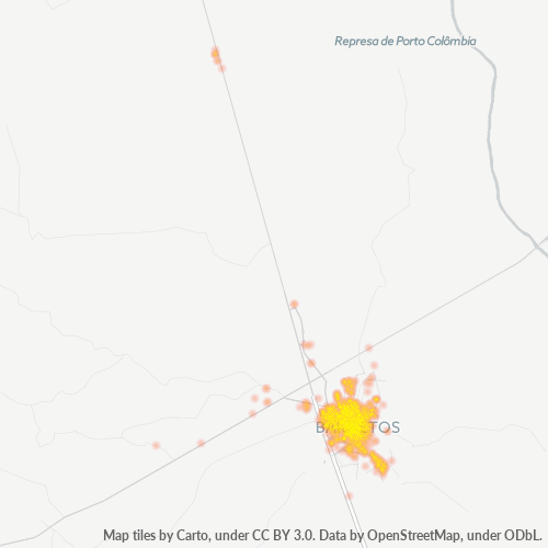 Concentració d'empreses a Codi Postal 14780-000 - Barretos, Estat de São Paulo