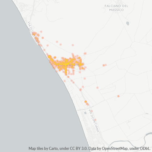 Bedrijfsconcentratie in Postcode 81034 - Italië