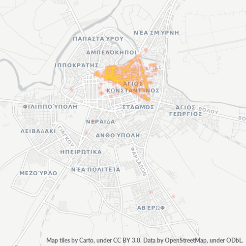 Dami ng Negosyo sa Postal Code 412 21 - Larisa, Thessaly