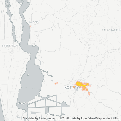 Dami ng Negosyo sa Postal Code 686002 - Kottayam, State of Kerala