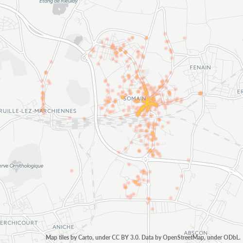 Dami ng Negosyo sa Postal Code 59490 - Bruille-lez-Marchiennes, Nord-Pas-de-Calais