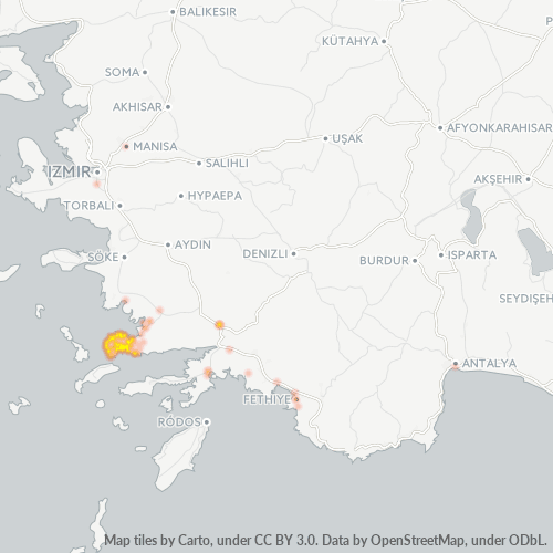 Mkusanyiko wa Biashara katika Posta 48400 - Bodrum, Mkoa wa Muğla