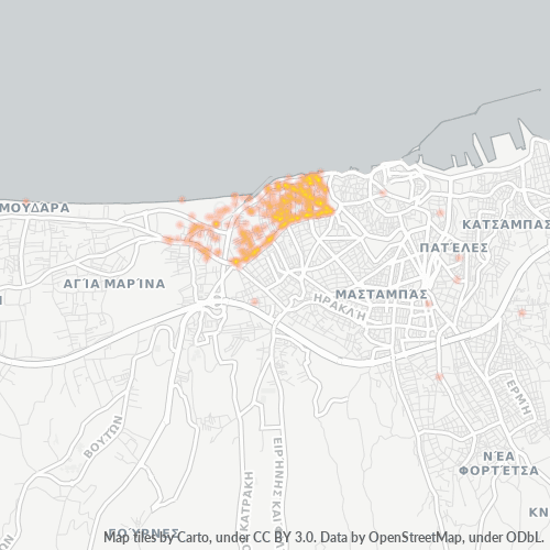 Dami ng Negosyo sa Postal Code 713 03 - Creta