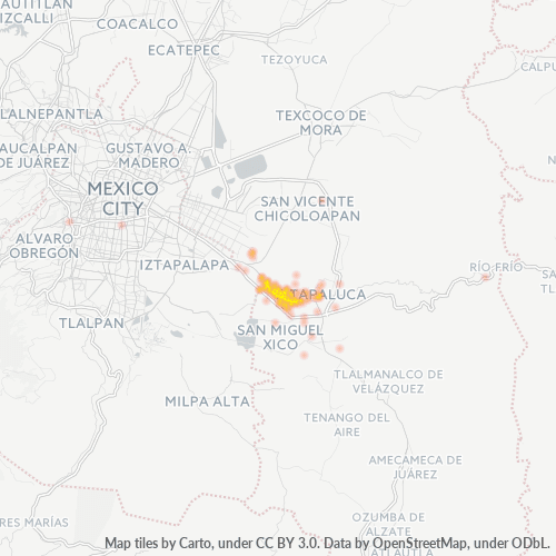 Dami ng Negosyo sa Postal Code 56560 - Ixtapaluca, Estado ng Mehiko