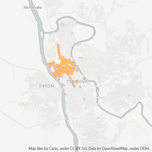 Dami ng Negosyo sa Postal Code 64003-000 - Teresina, Piauí