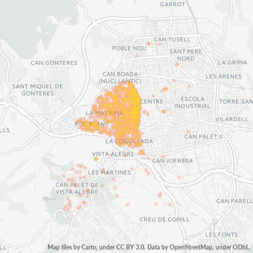 Dami ng Negosyo sa Postal Code 08224 - Espanya