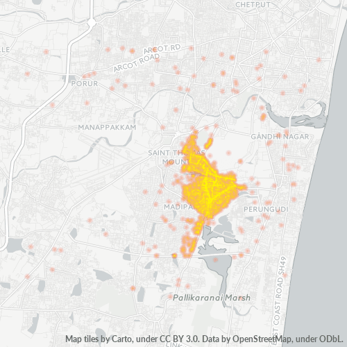 Dami ng Negosyo sa Postal Code 600042 - Chennai, State of Tamil Nādu