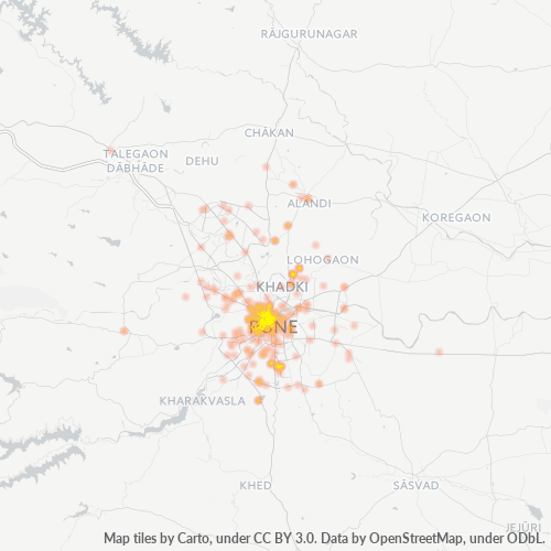 Dami ng Negosyo sa Postal Code 411005 - Pune, Maharashtra
