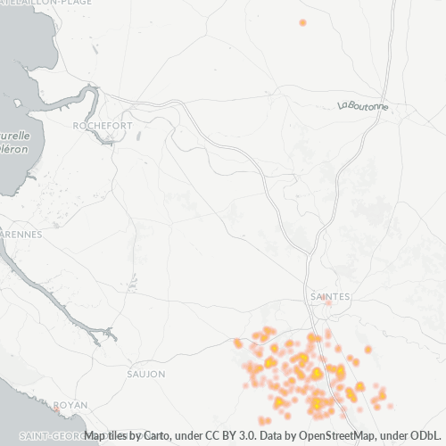 Dami ng Negosyo sa Postal Code 17460 - Tesson, Poitou-Charentes
