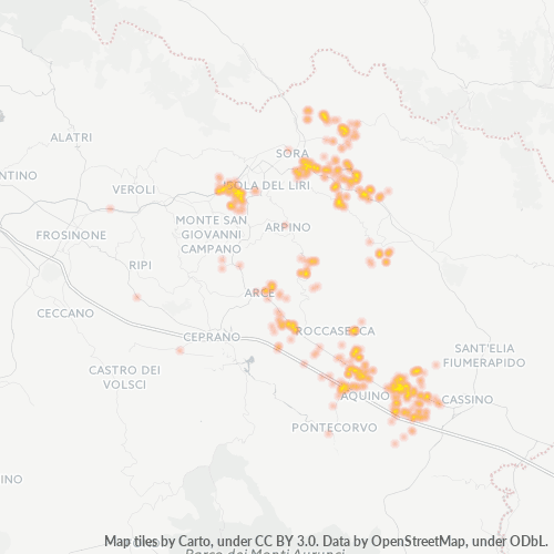 Dami ng Negosyo sa Postal Code 03030 - Broccostella, Lazio